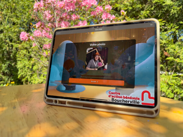 Kiosk iPad pour Souvenirs-Studio